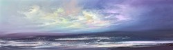Lavander Skies by Philip Raskin - Original Painting on Board sized 48x12 inches. Available from Whitewall Galleries